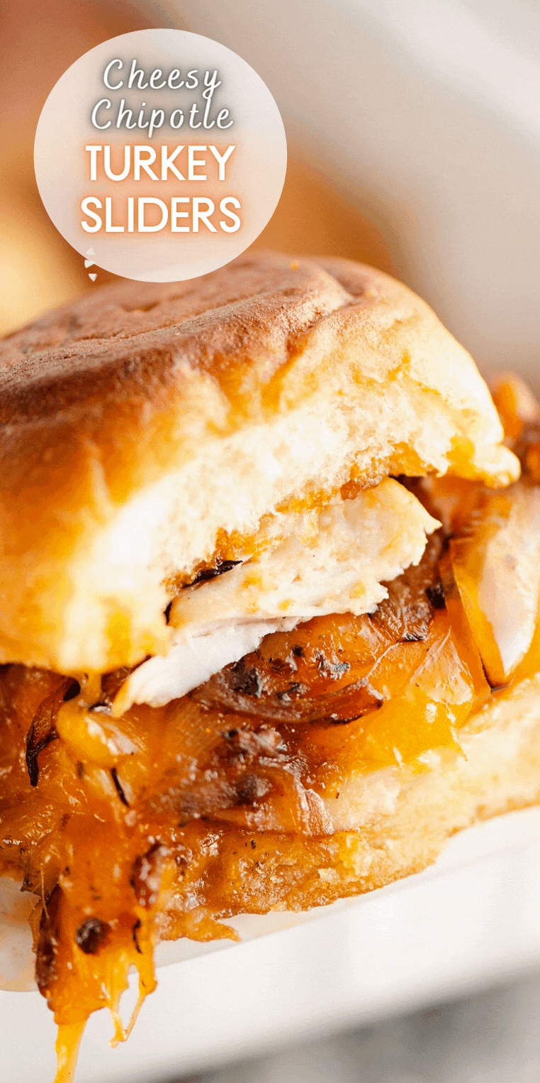 Cheesy Chipotle Turkey Sliders