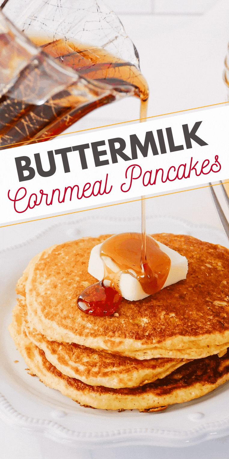 Buttermilk Cornmeal Pancakes