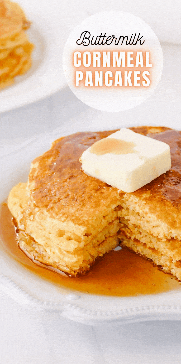 Buttermilk Cornmeal Pancakes