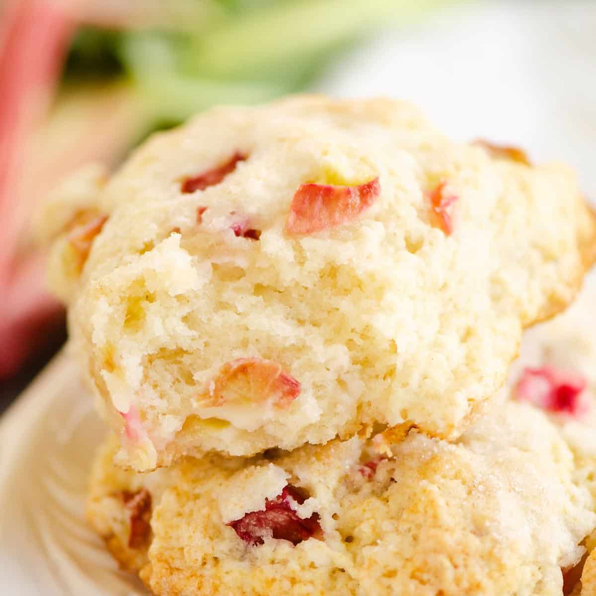 Easy Rhubarb Scones A Super Simple Scone Recipe