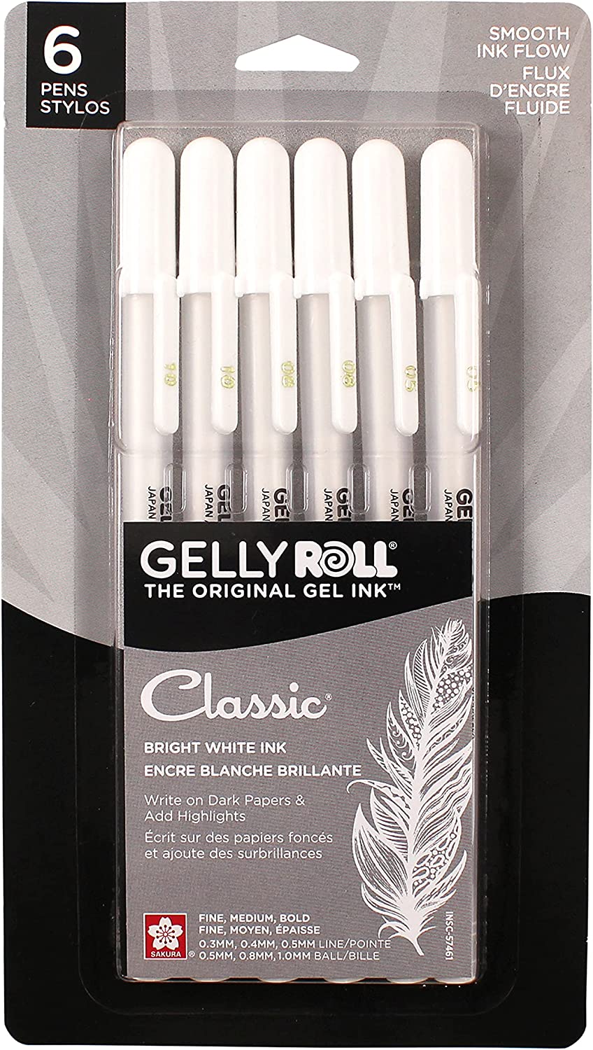 7 Best White Gel Pens The Creative Folk