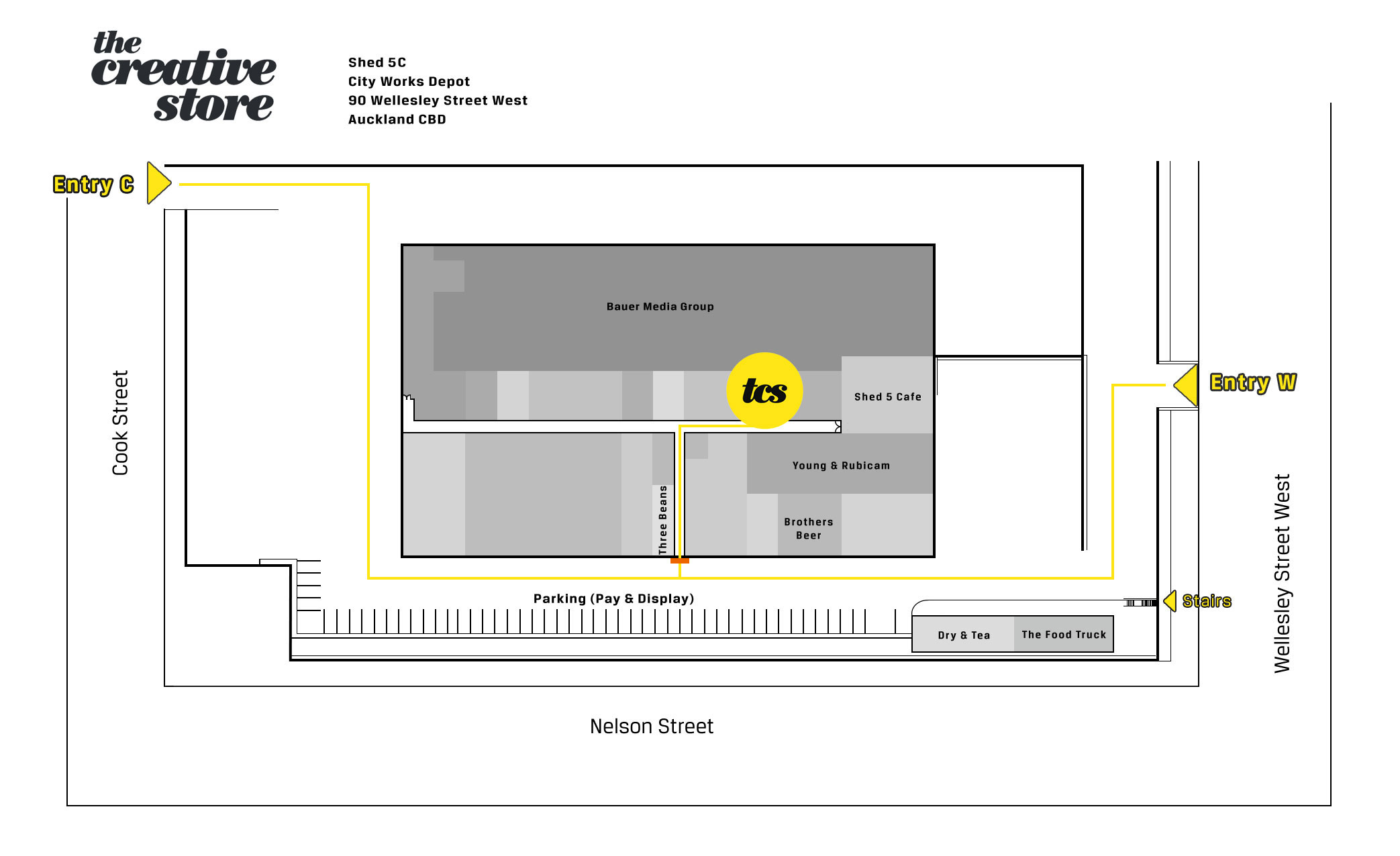 The Creative Store Location Map The Creative Store New Zealand