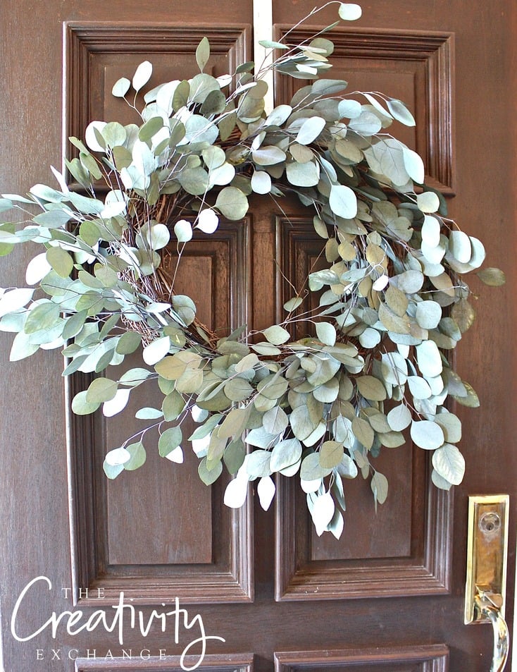 Easy Eucalyptus Door Wreath