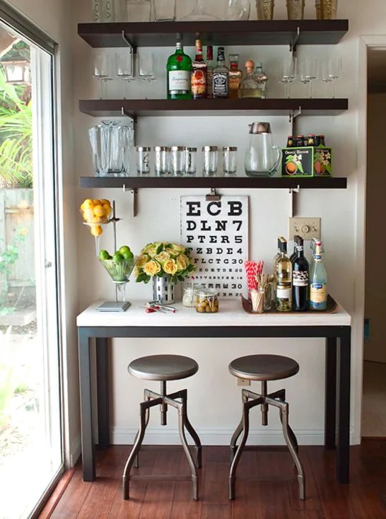 25 Creative BuiltIn Bars and Bar Carts