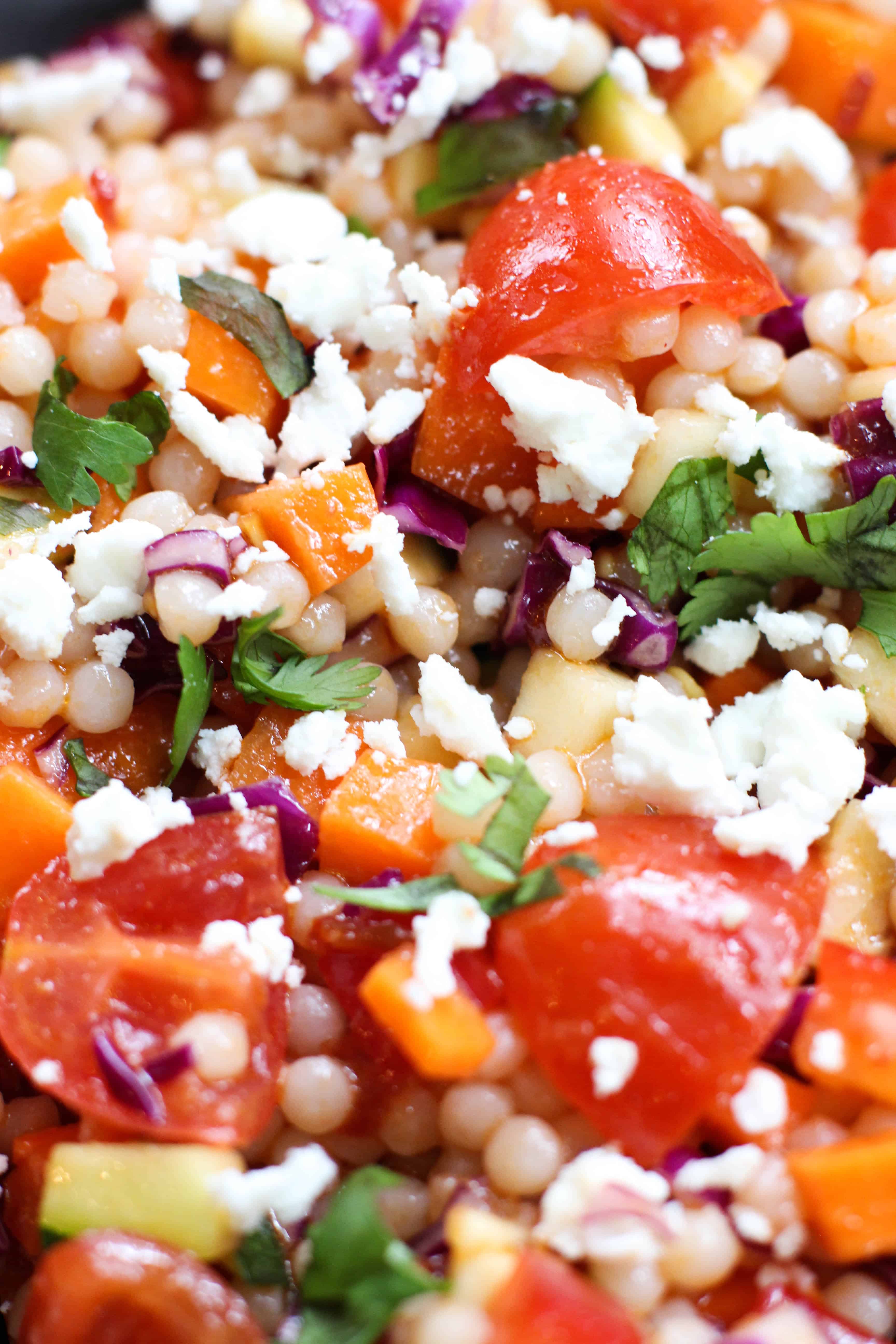 Spicy Israeli Couscous Salad The Culinary Compass
