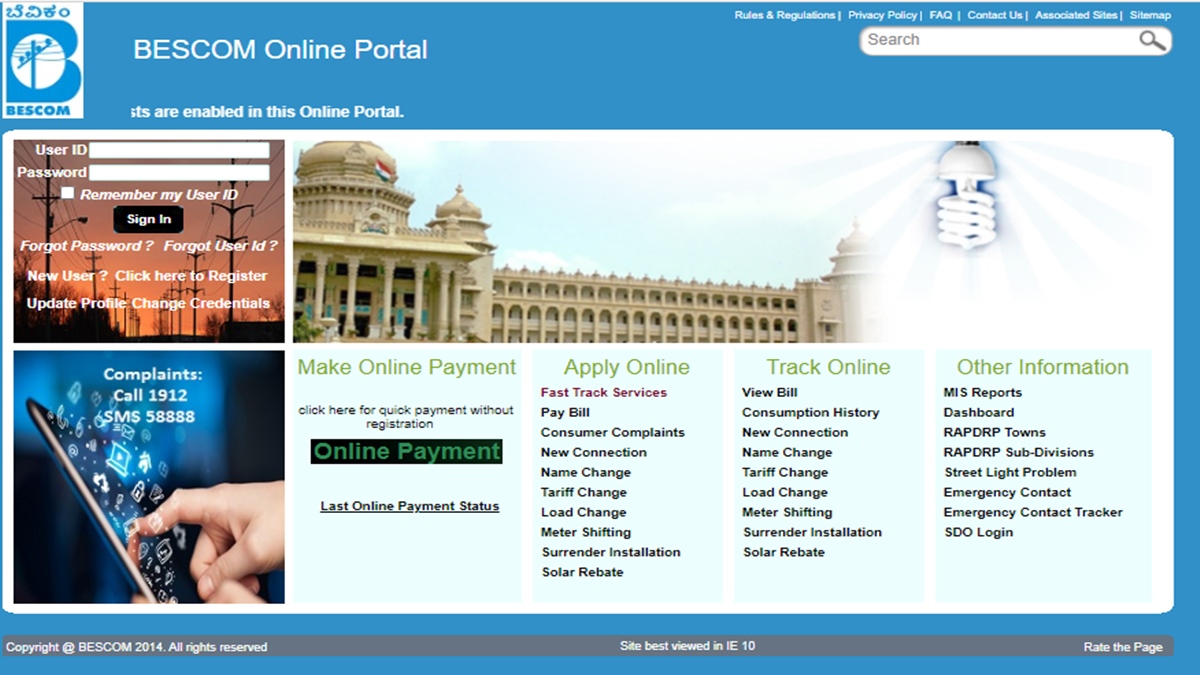 Online Bill Payment Bangalore Electricity Bill Pay