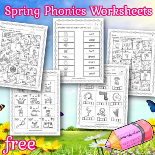 springphonicsworksheetsfeature.jpg The Curriculum Corner 123
