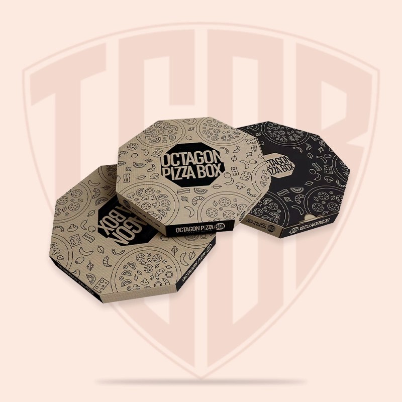 Custom Pizza Boxes with Logo at Wholesale with Free Shipping