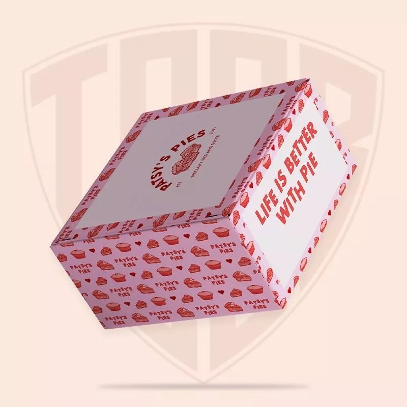 Custom Pie Boxes With Logo Wholesale Printed Pie Boxes