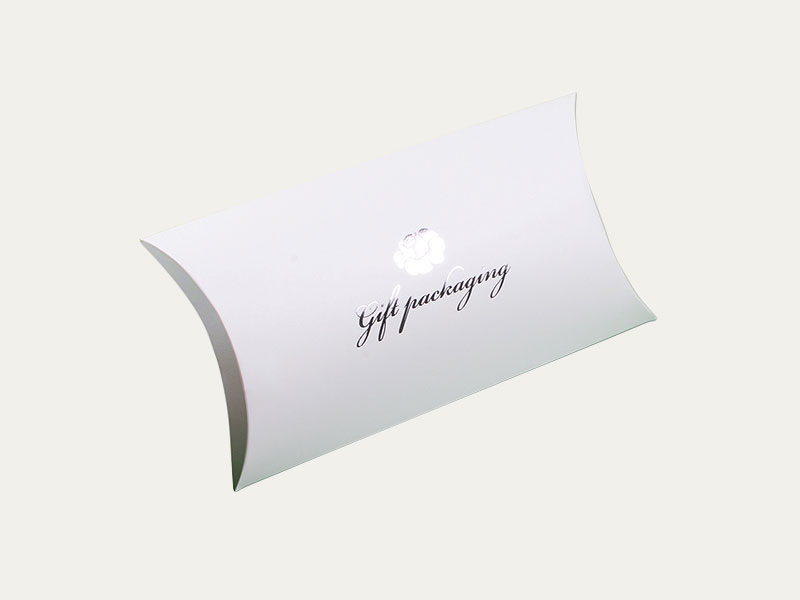 Wholesale White Pillow Boxes Custom Pillow Boxes With Printed Logo