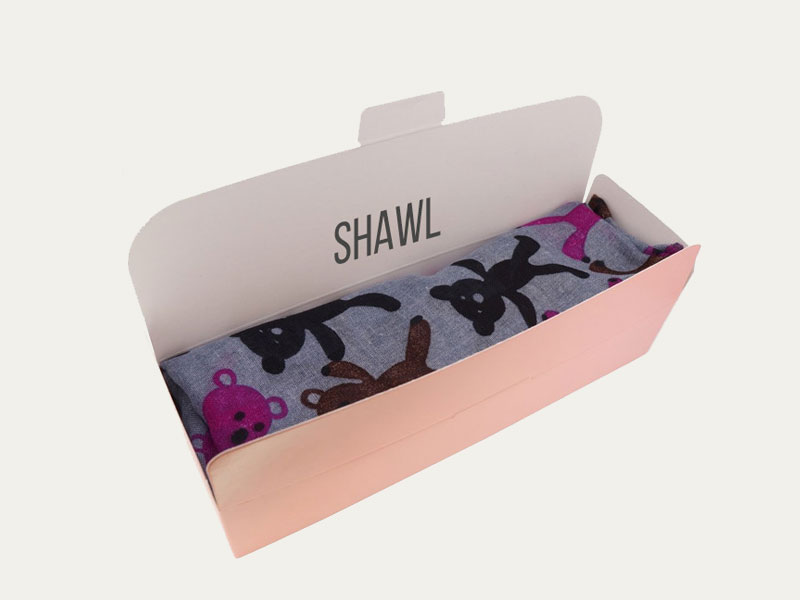Custom Shawl Boxes Wholesale Printed Shawl Packaging Boxes