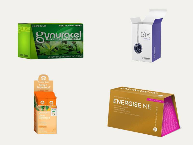 Wholesale Food Supplement Boxes Custom Food Supplement Boxes With