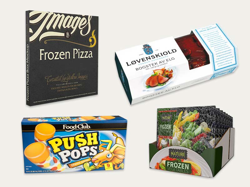 Wholesale Frozen Food Boxes Custom Frozen Food Boxes With Printed Logo