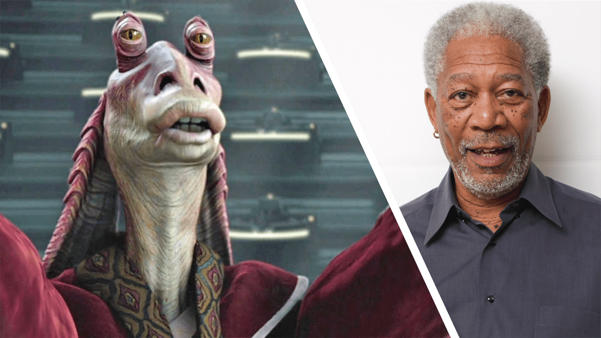 Jar Jar Binks Voiced by Freeman' Is a Stellar Improvement