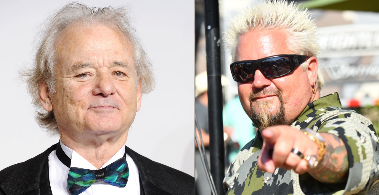 Bill Murray vs Guy Fieri in NachoMaking Showdown for Charity