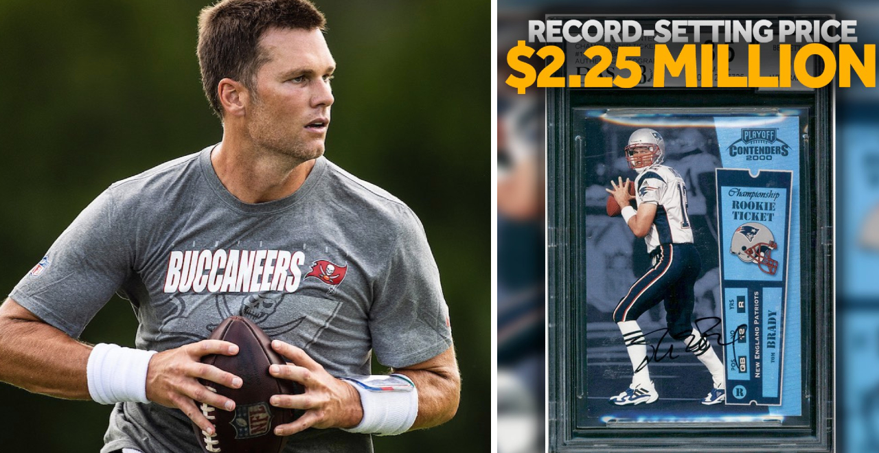 Tom Brady Was Paid Cents for Rookie Card Now Worth Millions