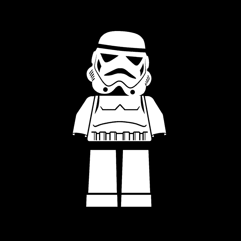 Storm Trooper Gif Animation Star Wars Motion Graphic