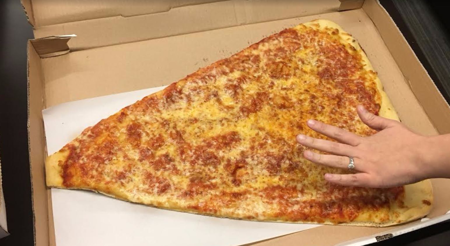 Check Out These Enormous Slices of Pizza