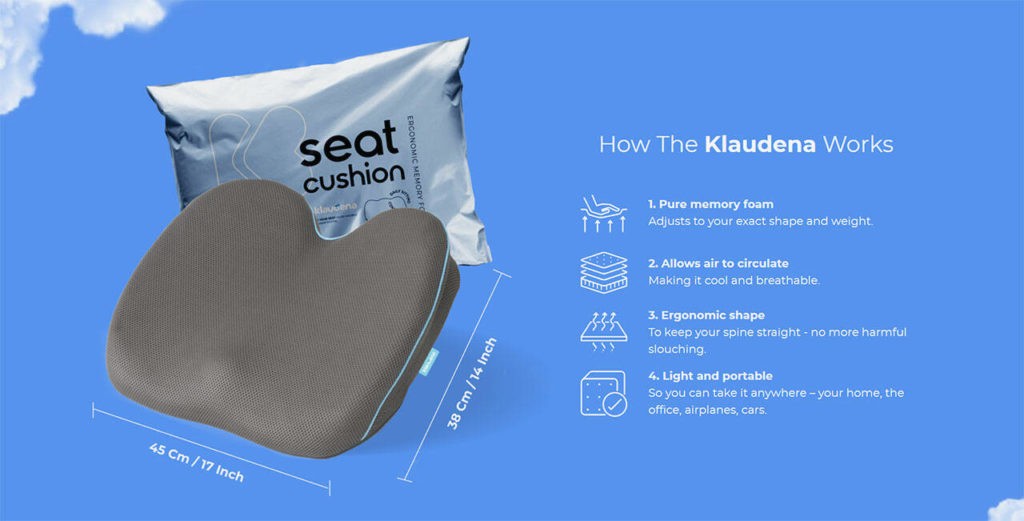 Klaudena Reviews Is MemoryFoam Seat Cushion Worth It? The Daily World