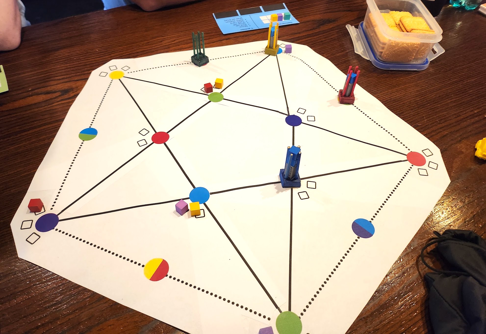 Making board game prototypes The Dark Imp