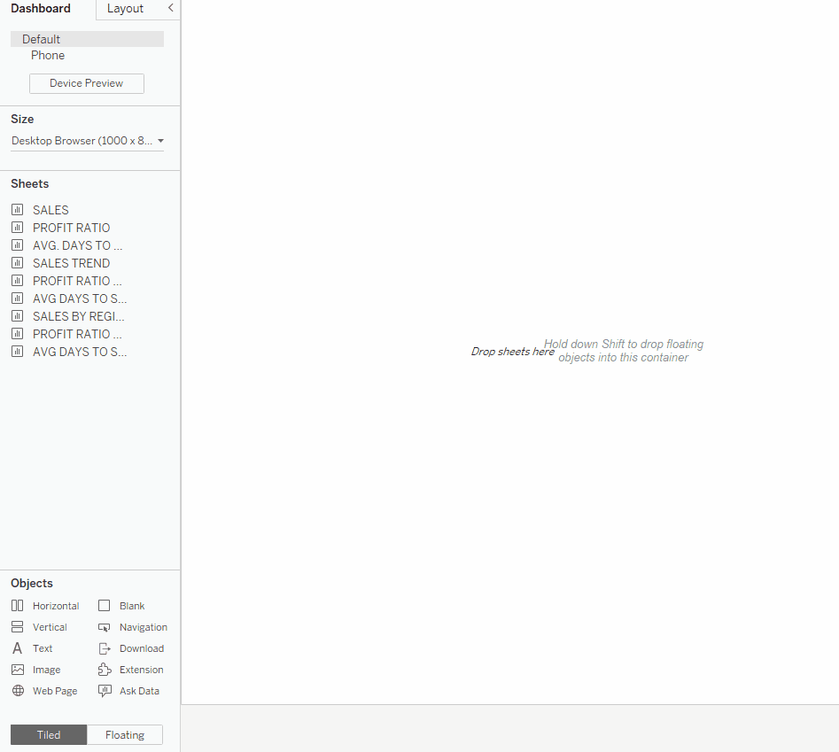 Tableau Dashboard How to Properly Use Containers in Dashboards 