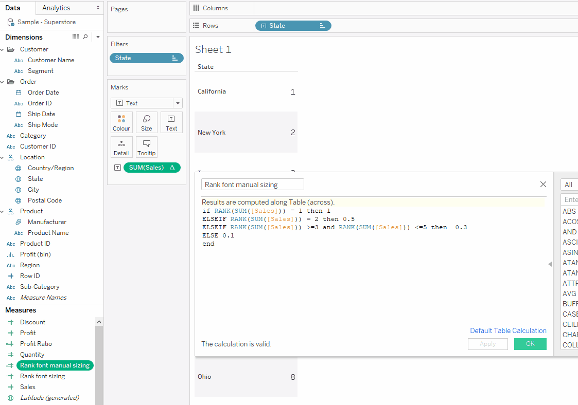 How to Dynamically Resize Fonts in Tableau The Data School