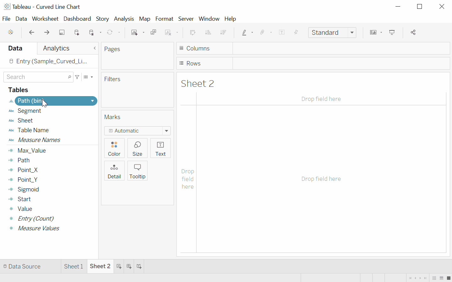 Tableau Tips How to Make a Curved Line Chart The Data School Down Under