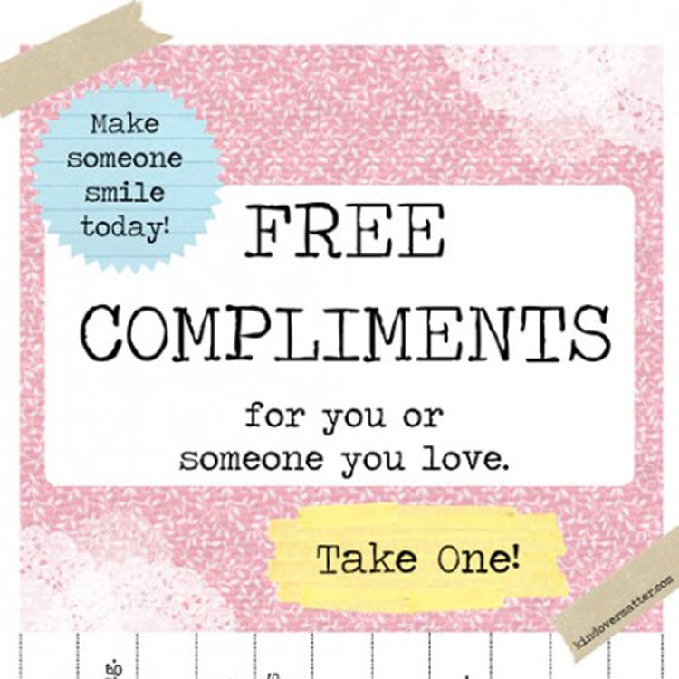 Printable Compliments
