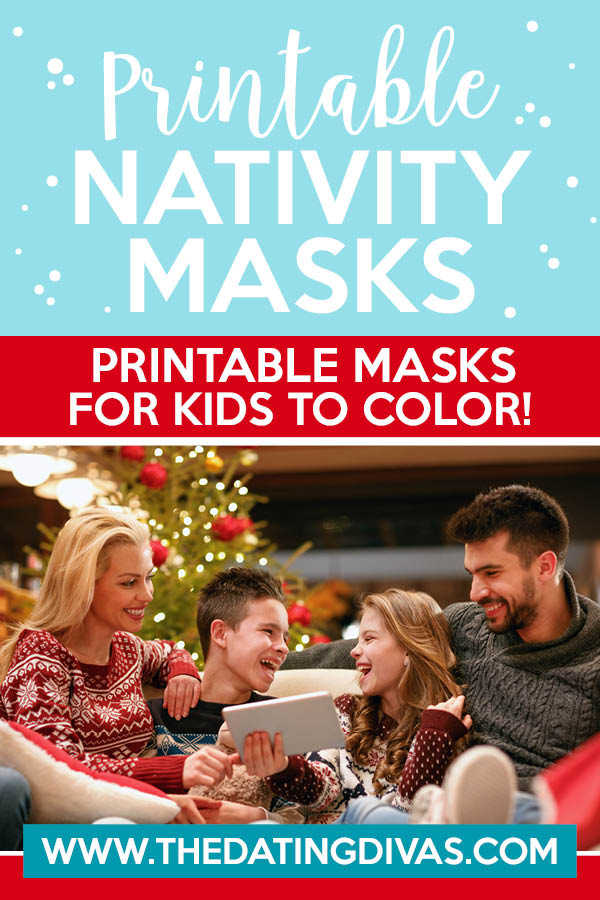 Fun and Free Nativity Printable Masks The Dating Divas