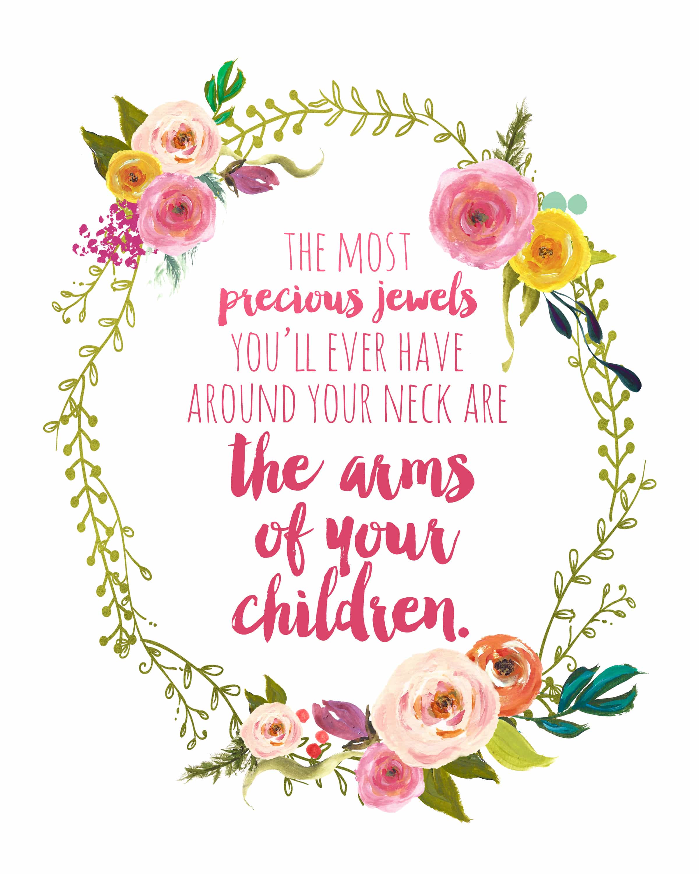 4 FREE Wall Prints Our Mother's Day Gift to You!