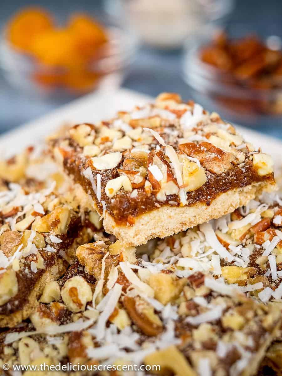 Date Bar Cookies With Nuts The Delicious Crescent