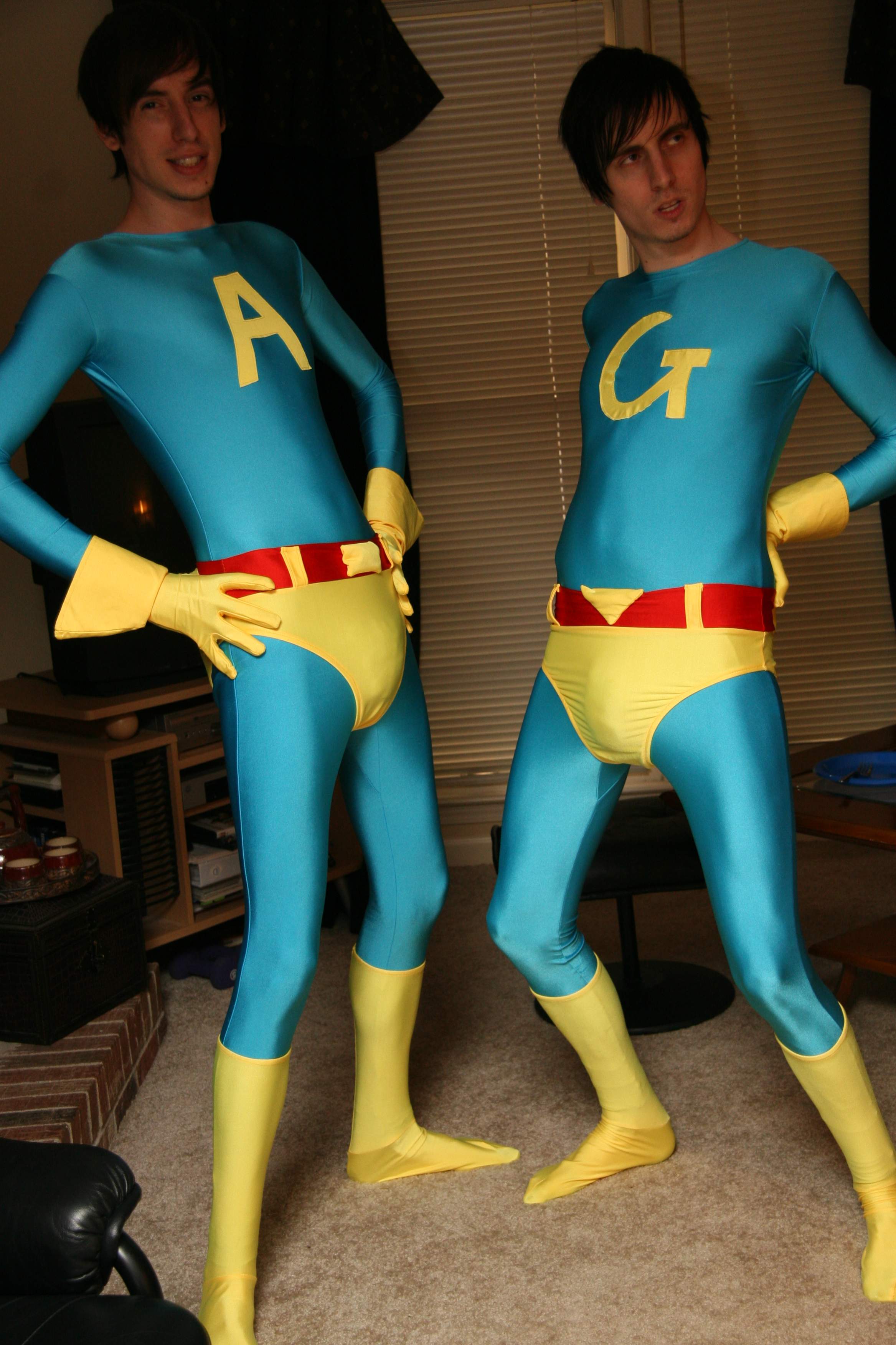 One of my first costumes Ace and Gary from the Ambiguously Gay Duo. I