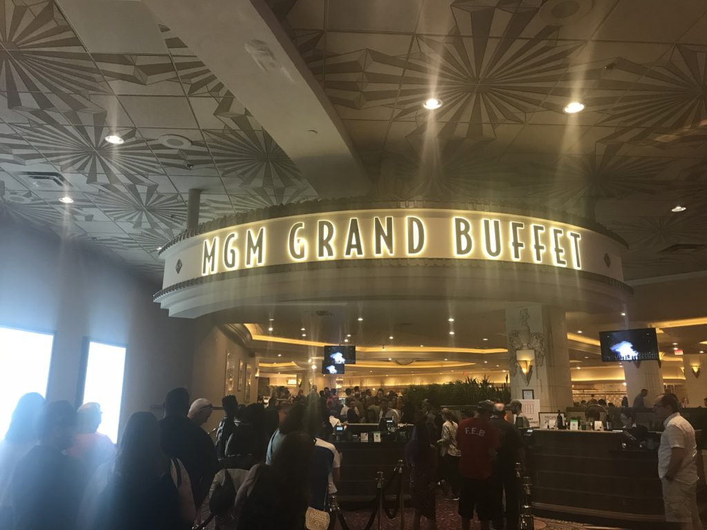 MGM Grand Buffet Sign The Destination Seeker