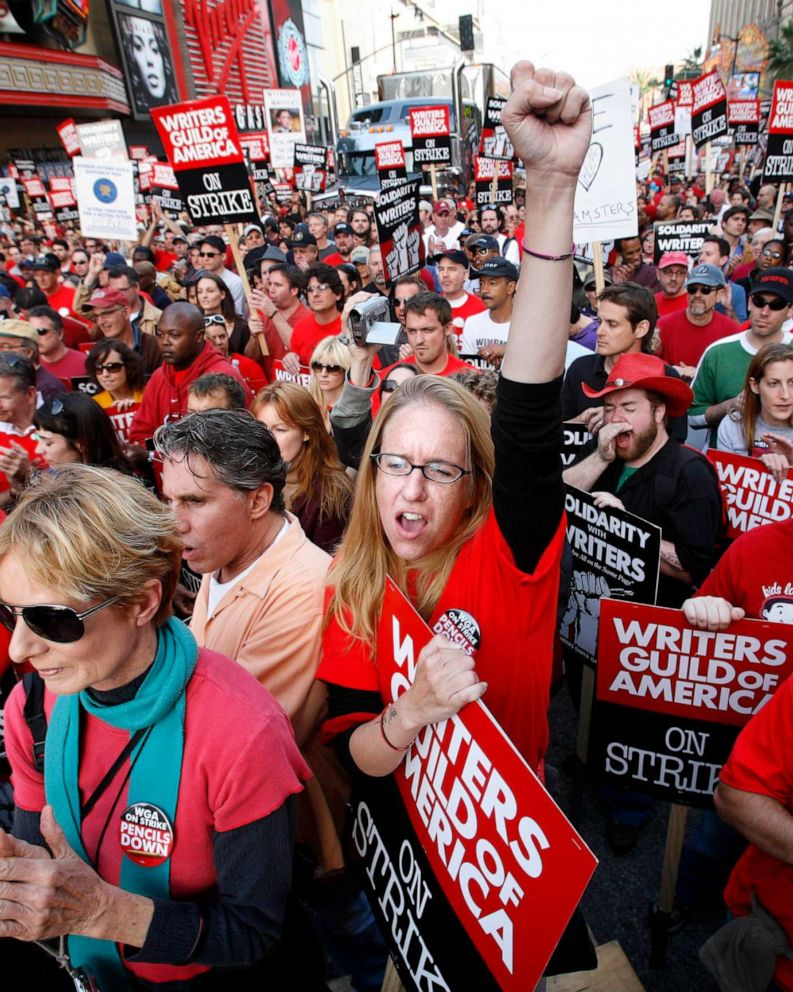 From Writers to Fighters The Writers Guild of America puts their