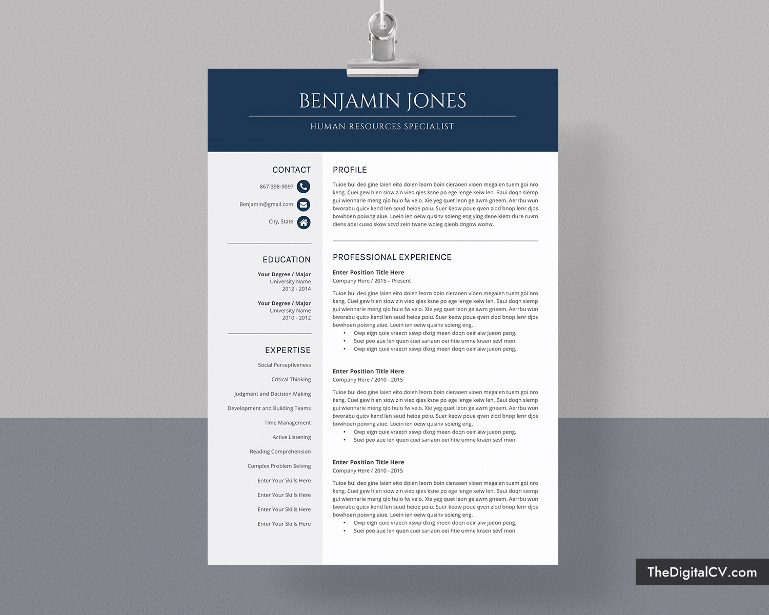 Cv help use our expert guides to improve your cv writing. Professional CV Template for Job Application, Curriculum ...