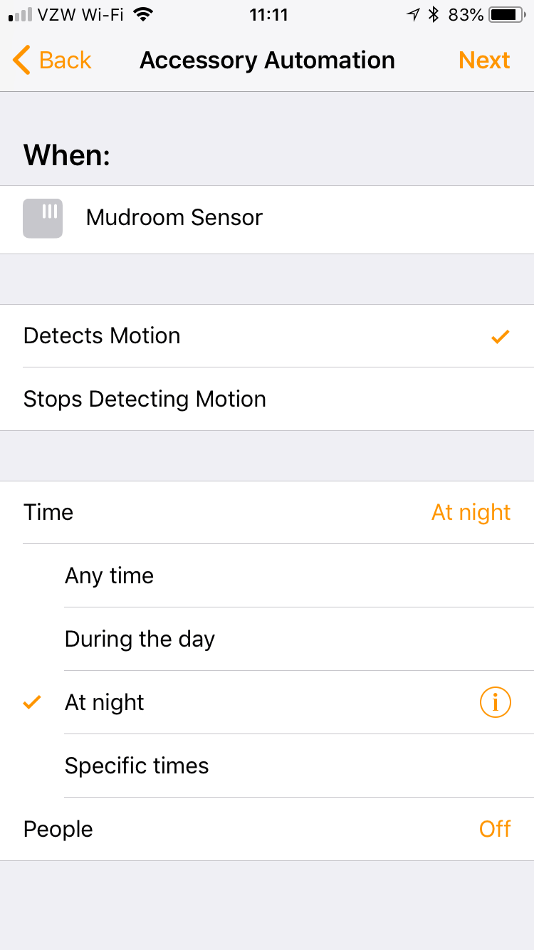 How to Turn Accessories in HomeKit off after an Automation is Triggered