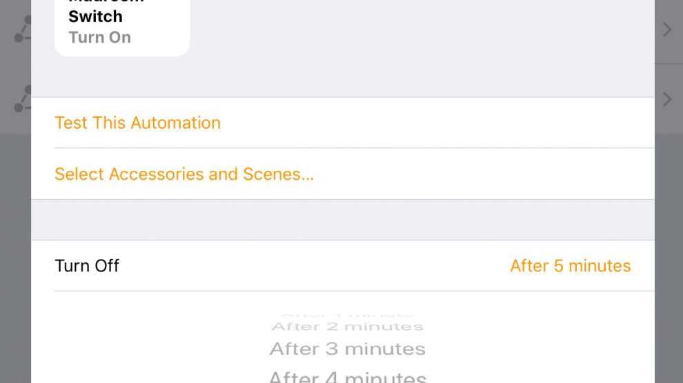 How To Turn Accessories In Homekit Off After An Automation Is Triggered