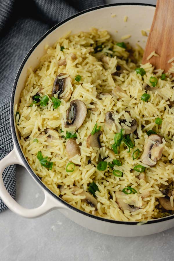 Mushroom Rice Recipe The Dinner Bite