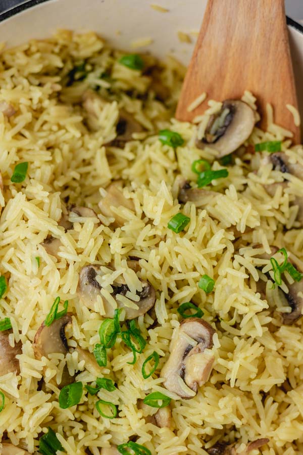 Mushroom Rice Recipe The Dinner Bite