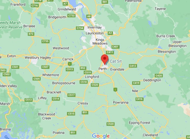 Devon Hills (Tasmania), Australia area map & More