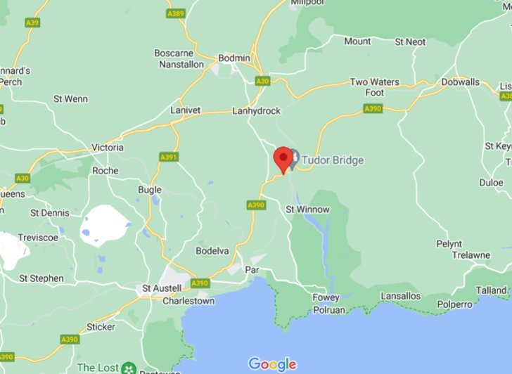 Where is Lostwithiel (Cornwall), England (UK)? see area map & more