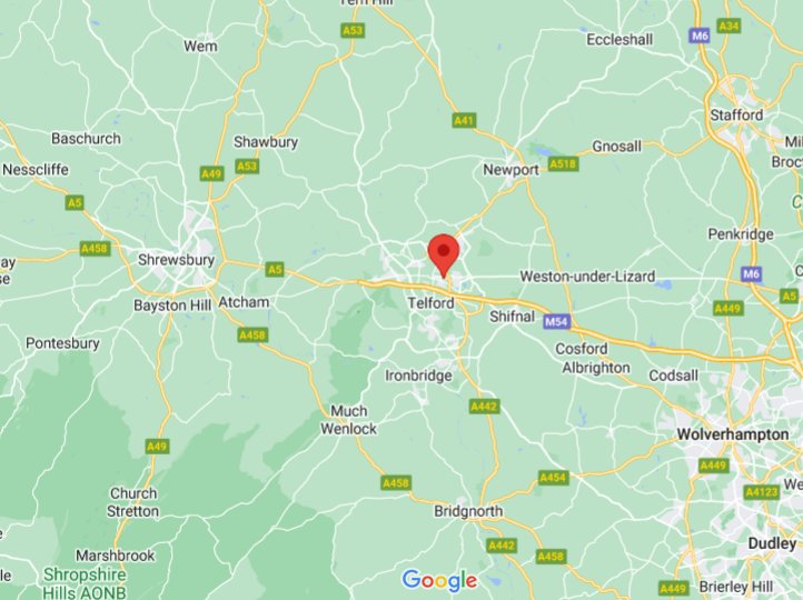 Where is Oakengates (Shropshire), England (UK)? see area map & more