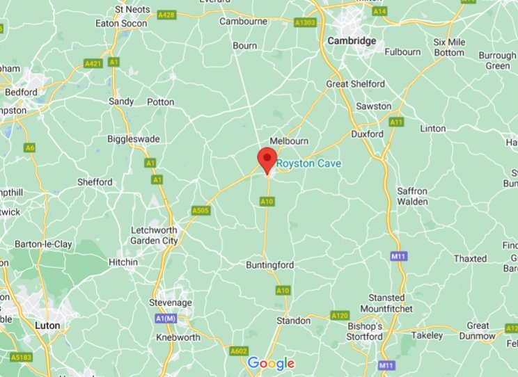 Where is Royston (Hertfordshire), England (UK)? see area map & more