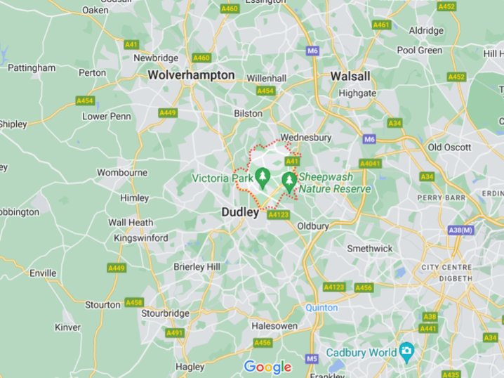 Where is Tipton (West Midlands), England (UK)? see area map & more