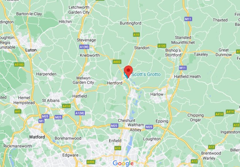 Ware (Hertfordshire), England (UK) area map & More