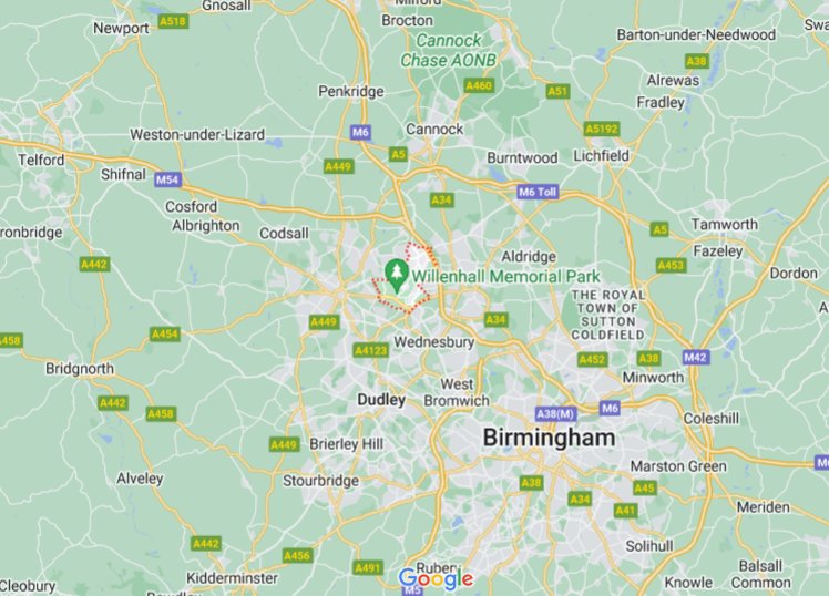 Where is Willenhall (West Midlands), England (UK)? see area map & more