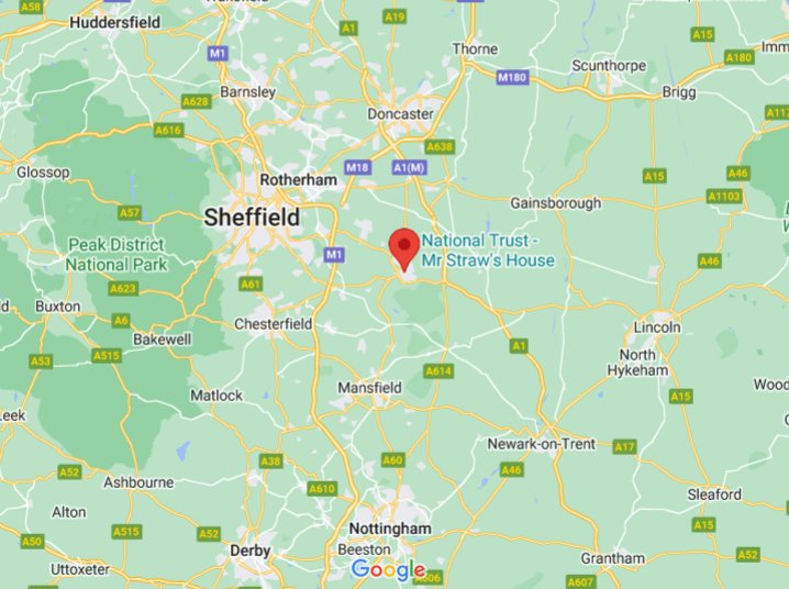 Where is Worksop (Nottinghamshire), England (UK)? see area map & more