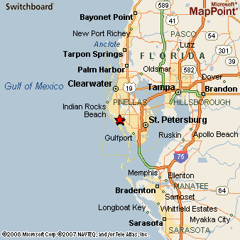 Bay Pines Florida Map Bay Pines, Florida Area Map & More