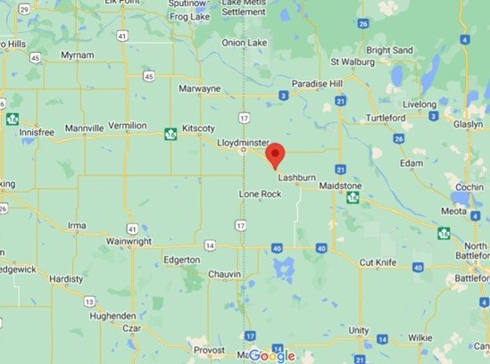 Marshall, Saskatchewan area map & More
