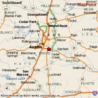 Mapa Del Valle De Texas Del Valle, Texas Area Map & More
